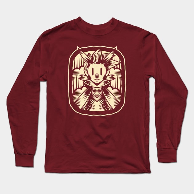 Young Owl Long Sleeve T-Shirt by Alundrart